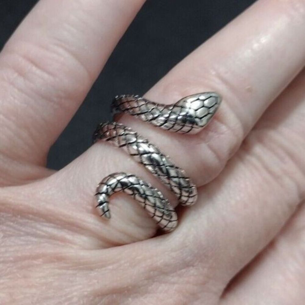 Sterling silver snake ring size 6.5